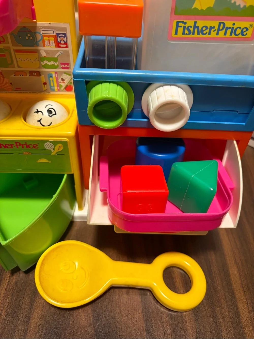 Vintage Fisher Price 1986 Toddler Kitchen #1008 Playset W/ Original Box